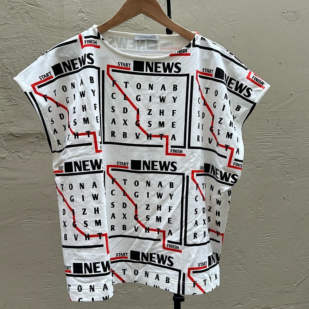 JW Anderson printed sleeves shirt